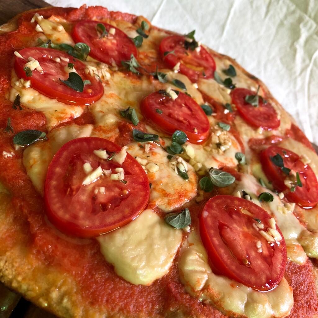 pizza vegana a la napolitana